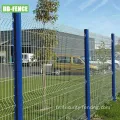 Clôture de clôture à mailles métalliques 3D